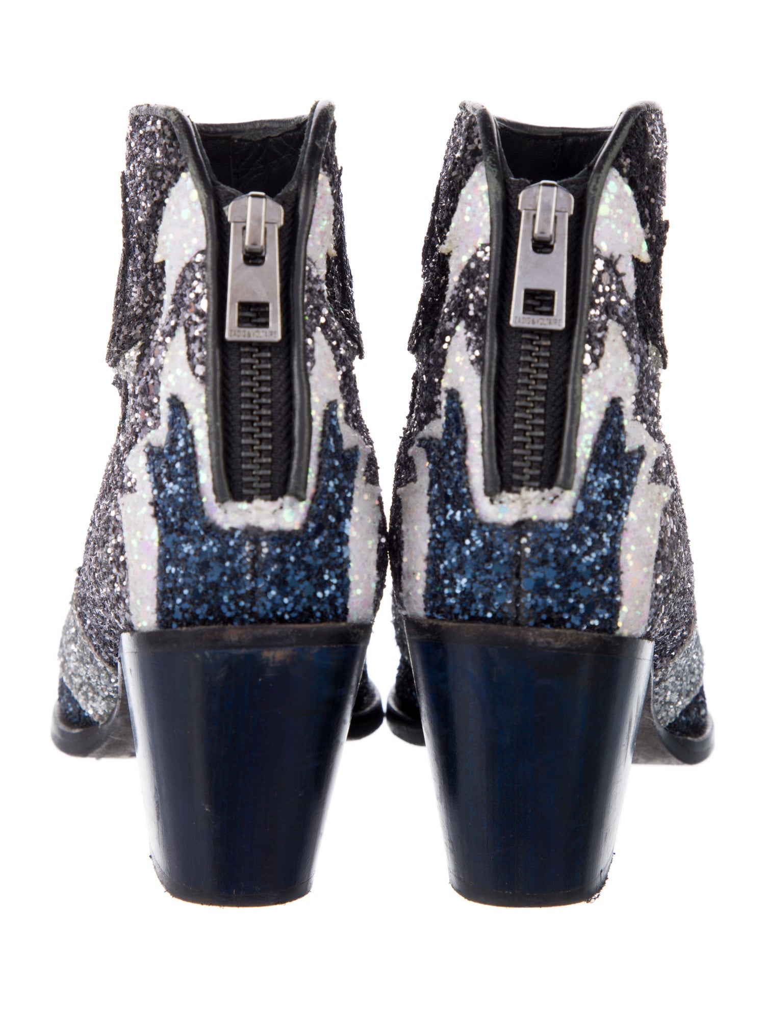 Zadig & Voltaire Glitter Glitter Accents Boots
